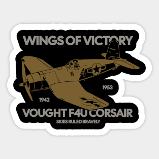 F4U Corsair | World War 2 Plane Sticker